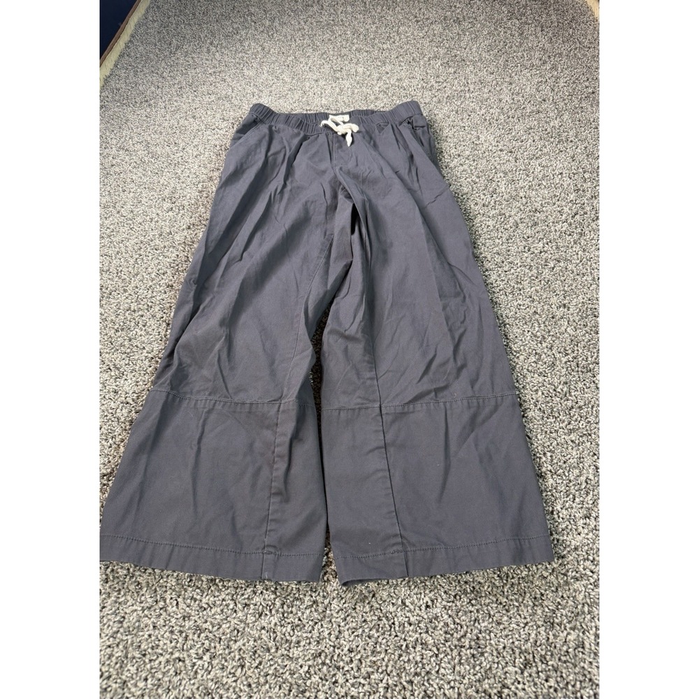 Pact Organic Cotton Wide Leg Pants Women's Size Medium Gray